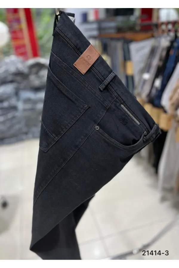 ERKEK ÜSTTEN CEPLİ PAMUKLU SLİM FİT JEANS