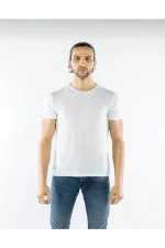 T-shirt Basic Bisiklet Yakalı