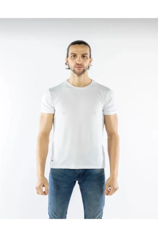 T-shirt Basic Bisiklet Yakalı