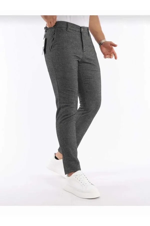 ERKEK BELİ LASTİKLİ JOGGER YÜNLÜ PANTOLON