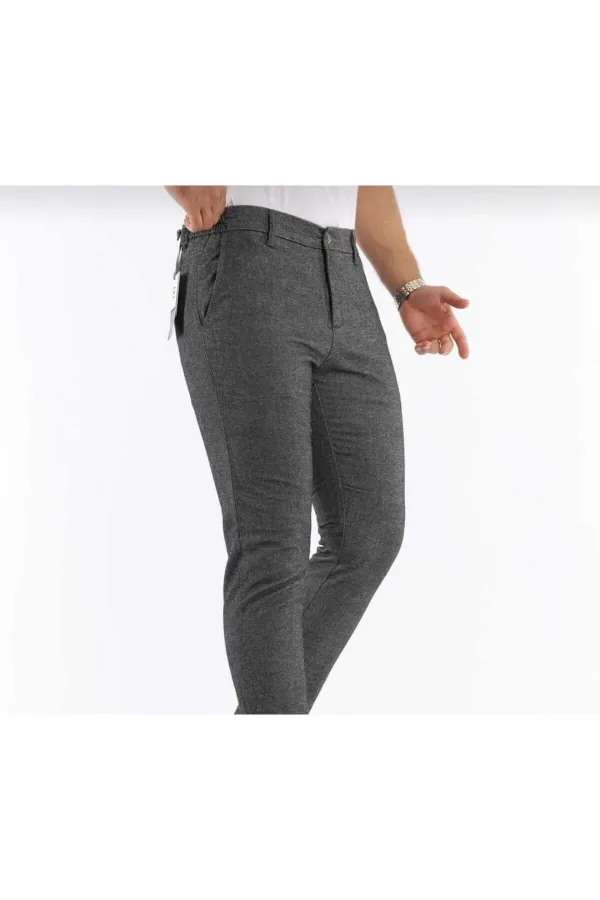 ERKEK BELİ LASTİKLİ JOGGER YÜNLÜ PANTOLON