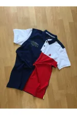 Polo Yaka Parçalı Sport T-shirt