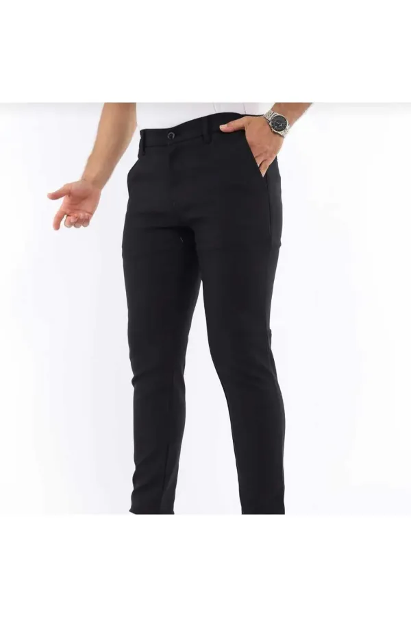 ERKEK BELİ LASTİKLİ JOGGER YÜNLÜ PANTOLON