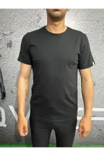 T-shirt Basic Bisiklet Yakalı