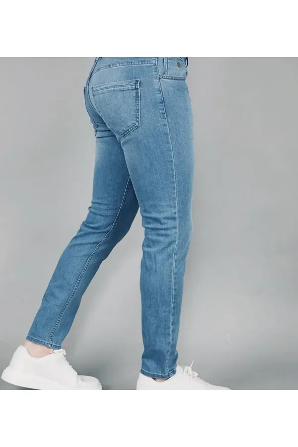 Erkek Slimfit Denim Jeans Pantolon