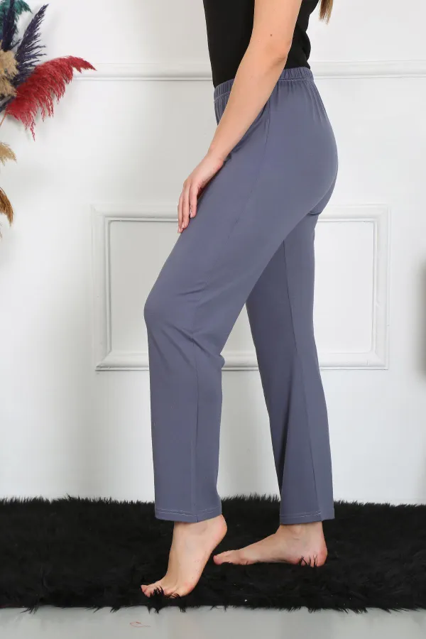 Moda Çizgi Kadın Pamuklu Tek Alt Pijama 27524