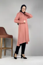 Moda Çizgi Desenli Tunik