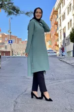 Moda Çizgi Desenli Tunik