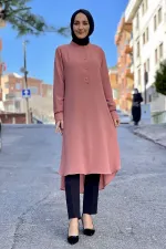 Moda Çizgi Desenli Tunik