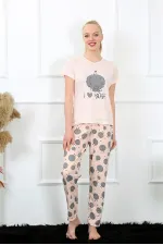 Moda Çizgi Anne Kız Aile I Love Yoga Pijama Takım Ayrı Ayrı Satılır 50101