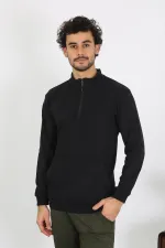 moda çizgi Erkek 3 İplik Penye Sweatshirt 6850