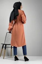 Moda Çizgi Desenli Tunik