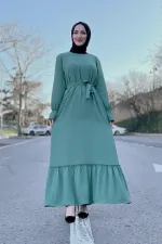 Moda Çizgi Tesettür Elbise