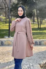 Moda Çizgi Desenli Tunik