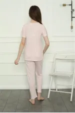 Moda Çizgi Anne Kız Aile Penye Pijama Takım Ayrı Ayrı Satılır. Fiyatları Farklıdır 50107