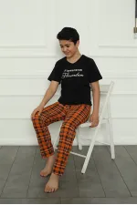 Moda Çizgi Erkek Çocuk Penye Pijama Takım 20395