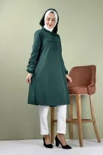 Moda Çizgi Desenli Tunik