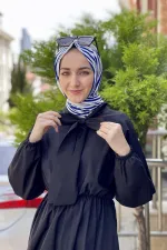 Moda Çizgi Tesettür Elbise