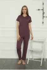 Moda Çizgi Kadın Penye Pijama Takım 4156