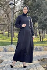 Moda Çizgi Tesettür Elbise