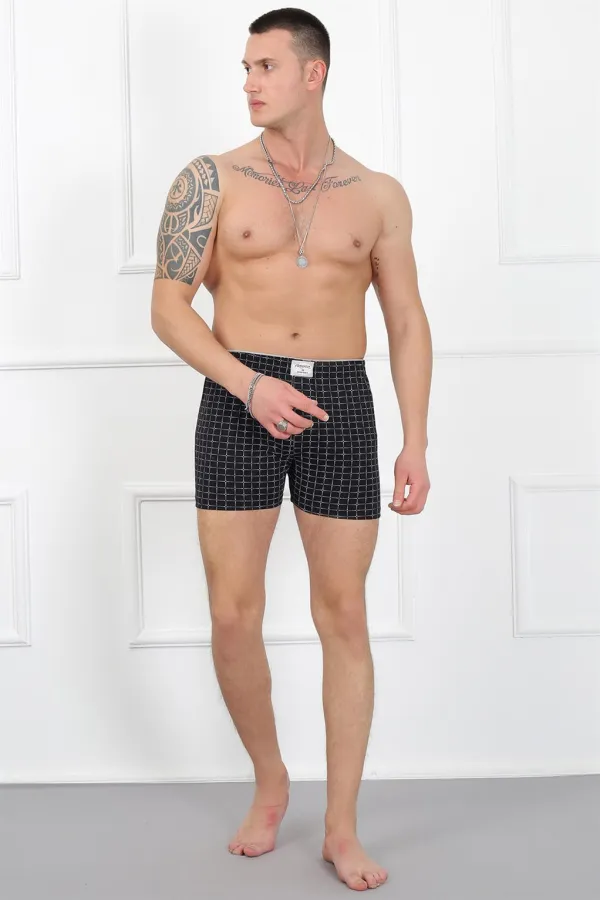 Moda Çizgi Erkek Penye Boxer 40080