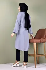 Moda Çizgi Desenli Tunik