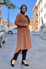 Moda Çizgi Desenli Tunik