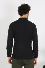 moda çizgi Erkek 3 İplik Penye Sweatshirt 6850