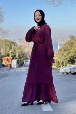 Moda Çizgi Tesettür Elbise