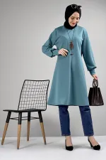 Moda Çizgi Desenli Tunik