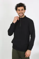 moda çizgi Erkek 3 İplik Penye Sweatshirt 6850