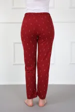 Moda Çizgi Kadın Pamuklu Alt Pijama 27442