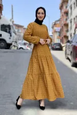 Moda Çizgi Tesettür Elbise