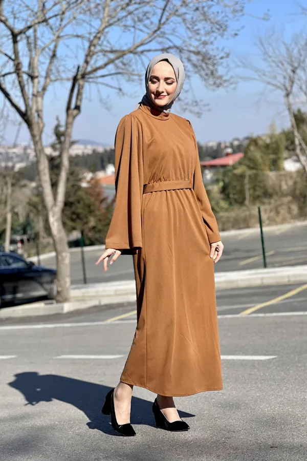 Moda Çizgi Tesettür Elbise