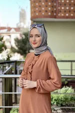 Moda Çizgi Desenli Tunik