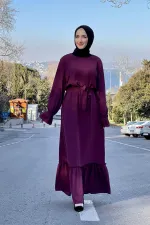 Moda Çizgi Tesettür Elbise