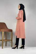 Moda Çizgi Desenli Tunik