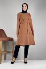 Moda Çizgi Desenli Tunik