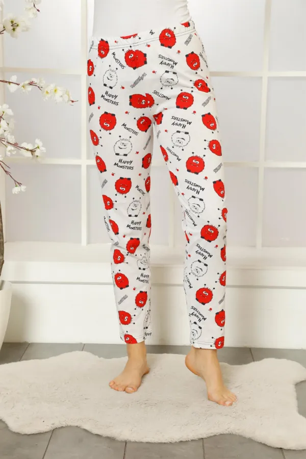 Moda Çizgi Kadın Alt Pijama