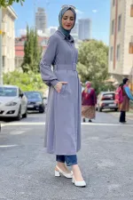 Moda Çizgi Desenli Tunik