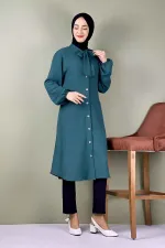 Moda Çizgi Desenli Tunik