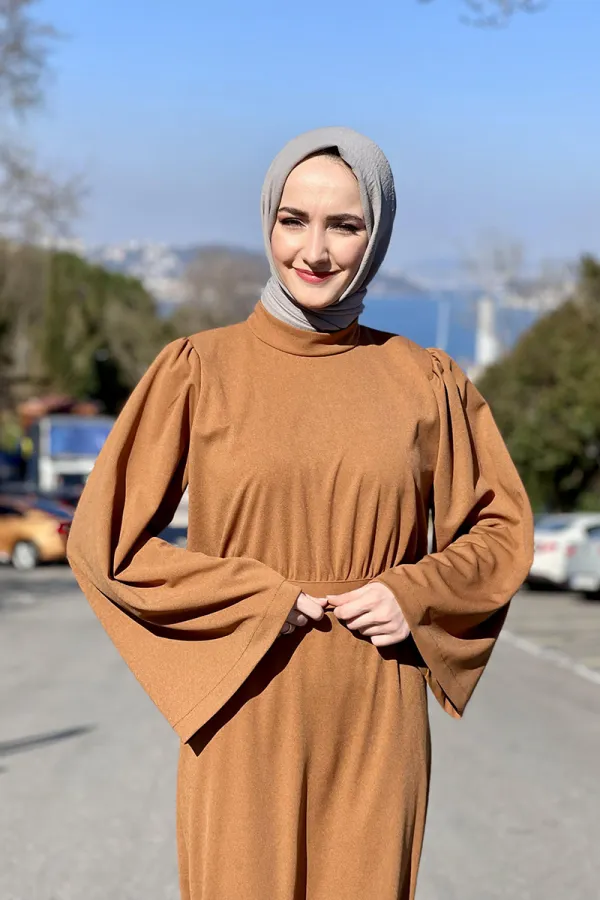 Moda Çizgi Tesettür Elbise