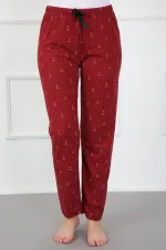 Moda Çizgi Kadın Pamuklu Alt Pijama 27442