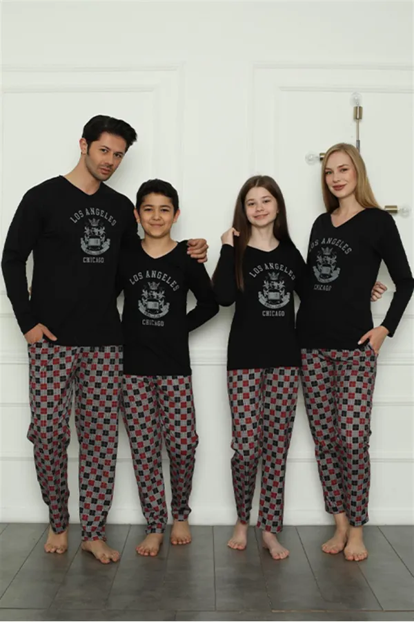 Moda Çizgi Aile Penye Pijama Takım (anne - kız ) 50111 Ayrı Ayrı Satılır . Fiyatları Farklıdır