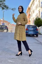 Moda Çizgi Desenli Tunik