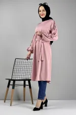 Moda Çizgi Desenli Tunik