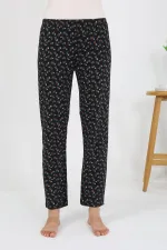 Moda Çizgi Kadın Penye Desenli Tek Alt Pijama 27528