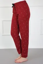 Moda Çizgi Kadın Pamuklu Alt Pijama 27442