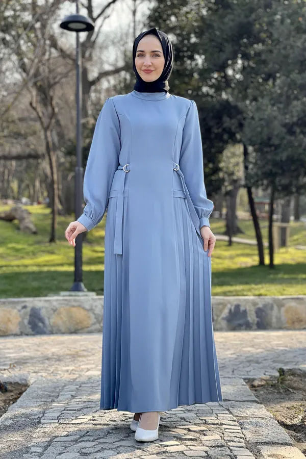 Moda Çizgi Tesettür Elbise