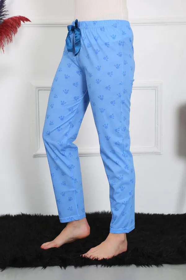 Moda Çizgi Kadın Pamuklu Tek Alt Pijama 27515